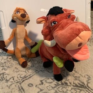 Lion King plush - Timon and Pumba
